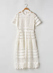Robe mi-longue blanc MAJE pour femme seconde vue