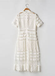 Robe mi-longue blanc MAJE pour femme seconde vue
