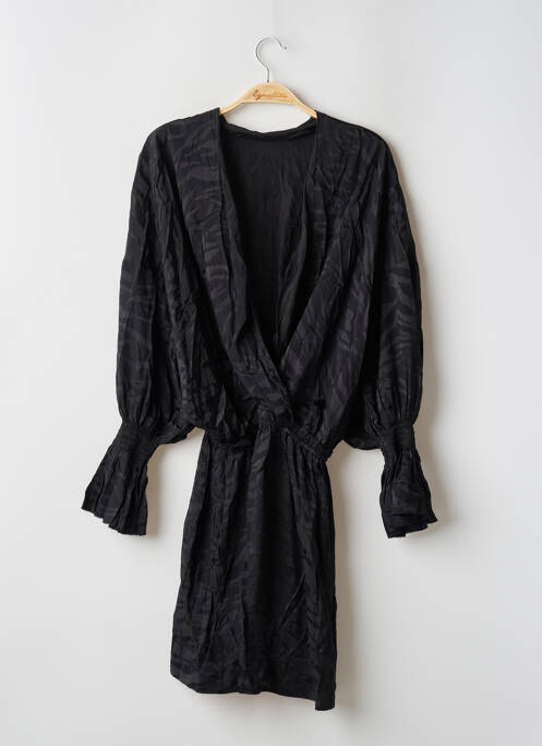 Robe mi-longue manches longues manches longues noir ZADIG & VOLTAIRE femme
