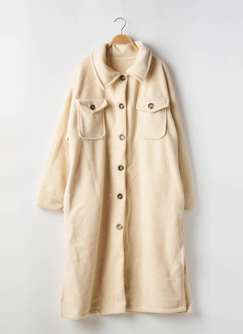 Manteau long beige SANS MARQUE pour femme