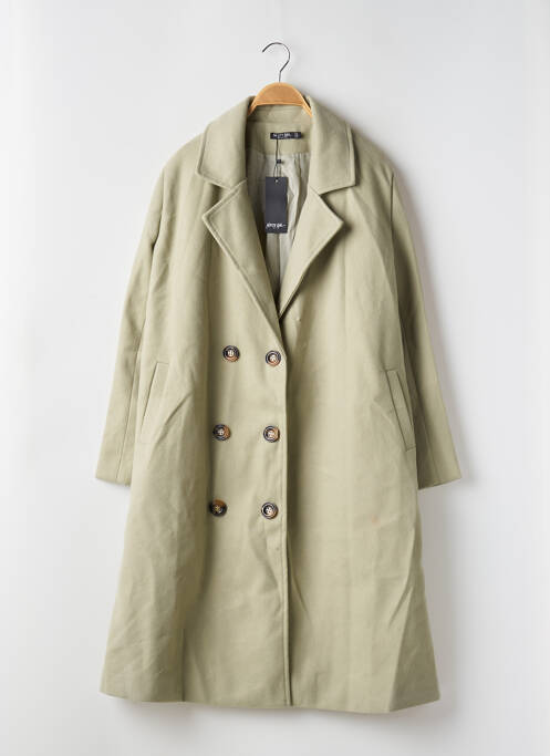 Manteau long vert NASTY GAL pour femme