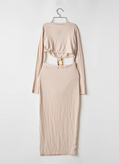 Robe longue beige NASTY GAL pour femme