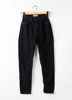 Jean coupe mom  taille haute noir ELEVEN PARIS femme
