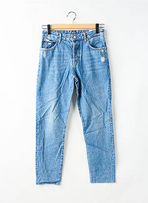 Jeans coupe droite taille haute taille haute bleu LIU JO femme