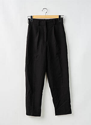 Pantalon droit stretch taille haute noir FIND. femme