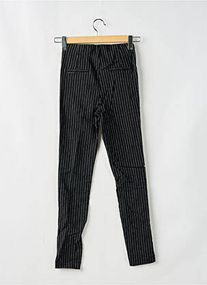 Pantalon slim taille haute taille haute noir JENNYFER femme
