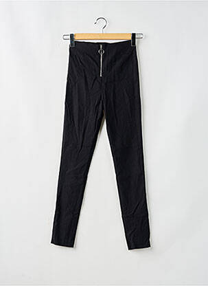 Pantalon slim taille élastique taille haute noir JENNYFER femme