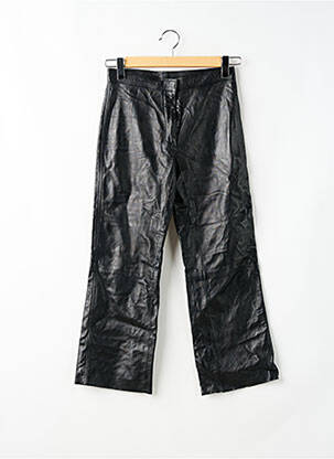 Pantalon droit taille à pinces taille haute noir SANDRO femme