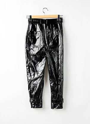 Pantalon droit taille à pinces taille haute noir LIU JO femme
