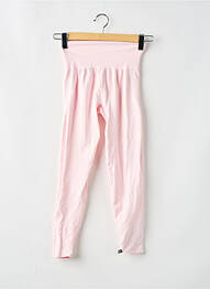 Legging effet matière satinée taille haute rose STAX. femme