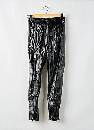 Pantalon slim skinny taille haute noir NASTY GAL femme