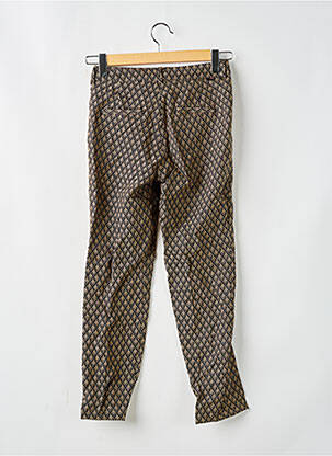 Pantalon droit stretch taille normale noir REIKO femme
