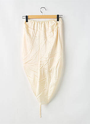 Jupe mi-longue taille haute beige DESIGNERS, REMIX femme