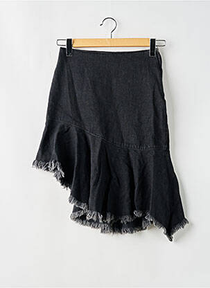 Jupe mi-longue taille à pinces gris NA-KD femme