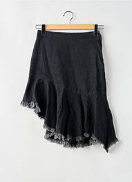 Jupe mi-longue taille à pinces gris NA-KD femme