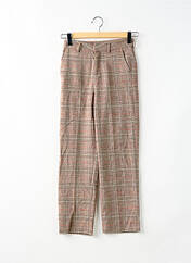 Pantalon droit marron REIKO pour femme seconde vue