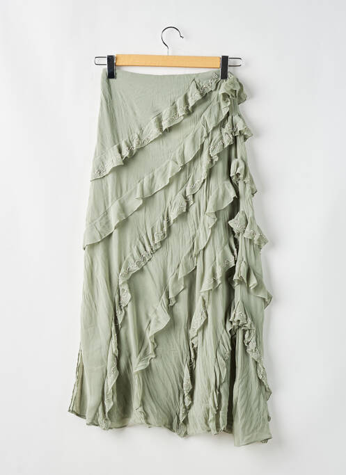 Jupe longue vert ZARA pour femme