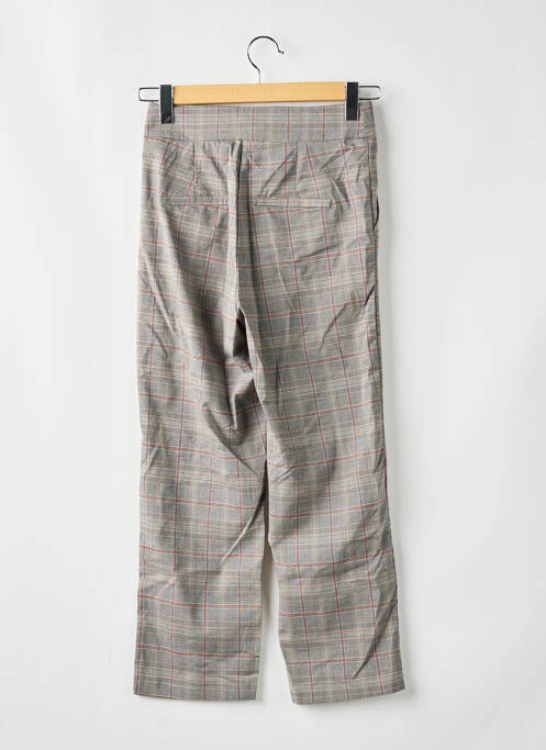 Pantalon droit gris SANS MARQUE pour femme