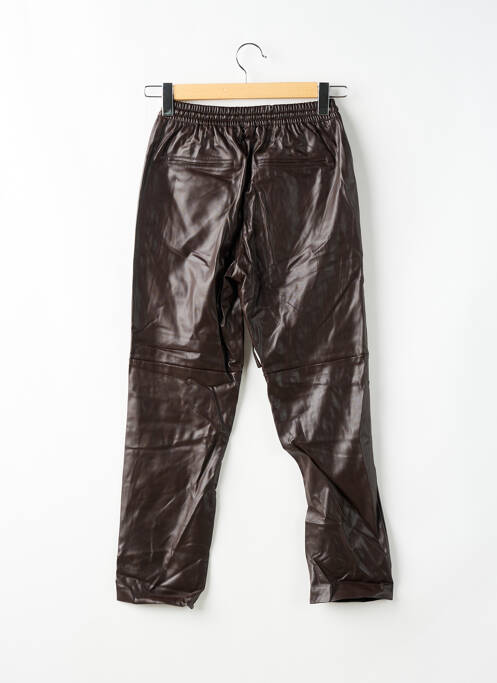 Pantalon droit marron MANGO pour femme