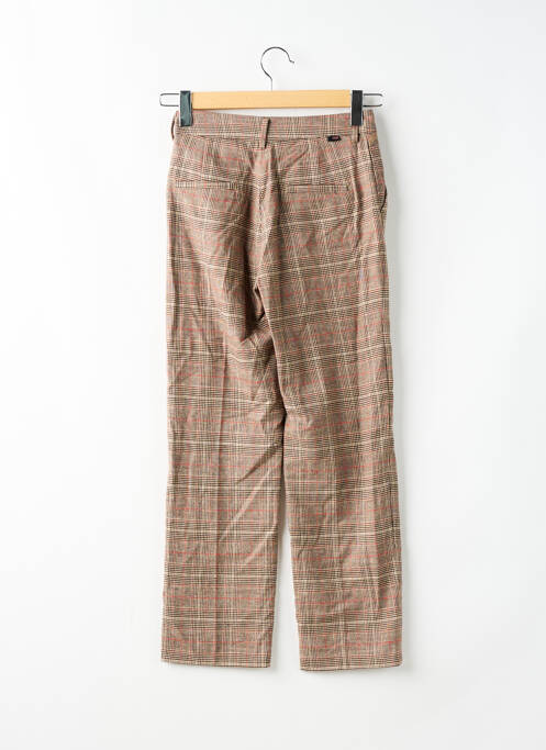 Pantalon droit marron REIKO pour femme