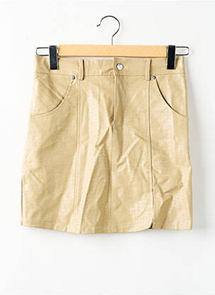 Jupe courte poches beige IVIVI femme