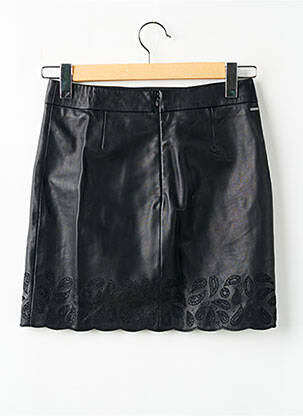 Jupe courte taille haute noir IKKS femme