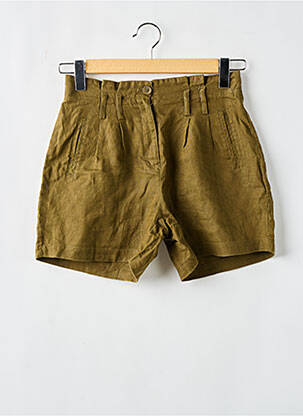 Short taille à pinces taille normale vert LA REDOUTE femme