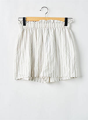 Short taille élastique taille haute gris BOOHOO femme