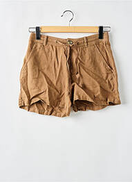 Short fermeture zippée sous rabat boutonné taille normale marron SUD EXPRESS femme