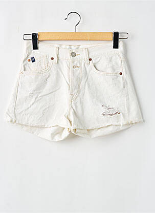 Short taille haute taille haute blanc LE TEMPS DES CERISES femme