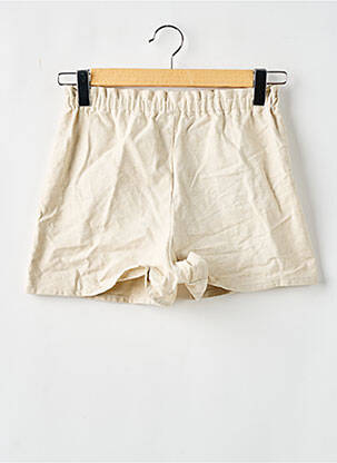 Short taille haute taille haute beige MANOÉ femme