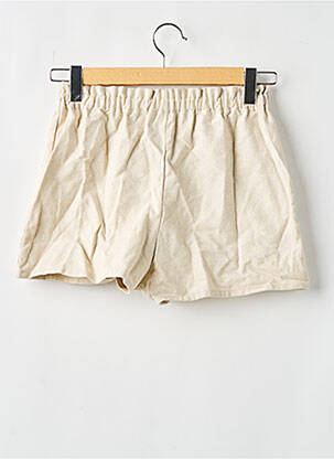 Short taille haute taille haute beige MANOÉ femme