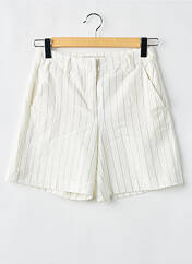 Bermuda blanc ICHI pour femme seconde vue