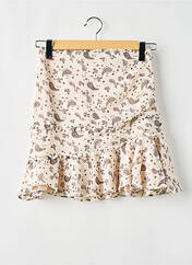 Jupe courte beige FOR LOVE & LEMONS pour femme seconde vue