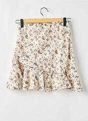 Jupe courte beige FOR LOVE & LEMONS pour femme seconde vue
