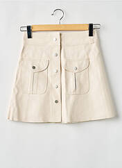 Jupe courte beige MOLLY BRACKEN pour femme seconde vue
