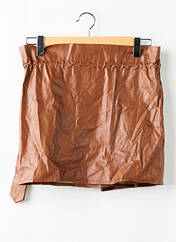 Jupe courte marron STORETS pour femme seconde vue