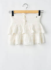 Jupe short blanc BROWNIE pour femme seconde vue