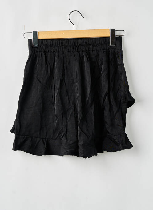 Jupe short taille haute noir ALMA femme
