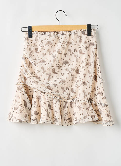 Jupe courte beige FOR LOVE & LEMONS pour femme