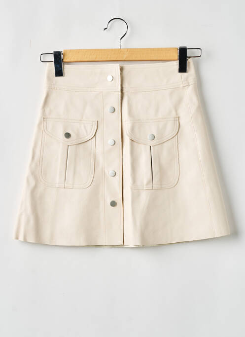Jupe courte beige MOLLY BRACKEN pour femme