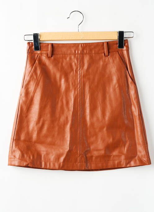 Jupe courte marron LILI SIDONIO pour femme