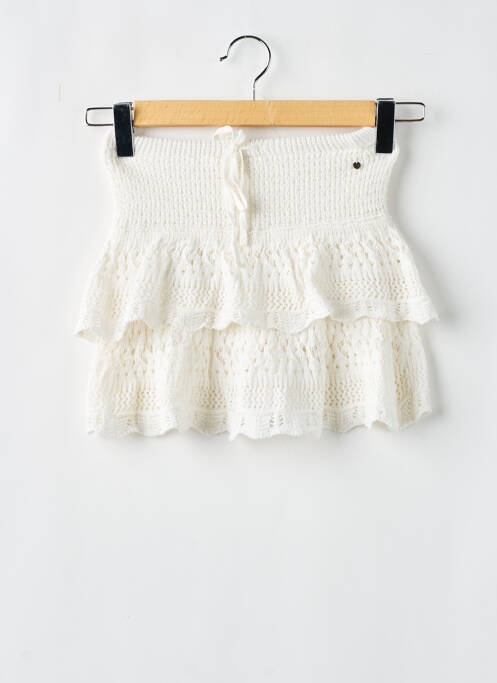 Jupe short blanc BROWNIE pour femme
