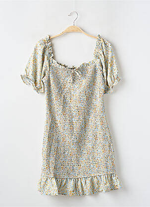 Robe courte manches courtes manches courtes vert BRAVE SOUL femme