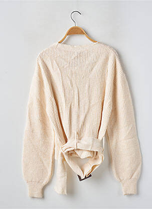 Gilet manches longues coupe cintrée beige NA-KD femme