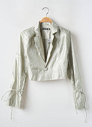 Blazer finition intérieure doublée vert NASTY GAL femme
