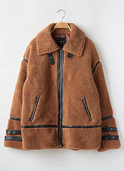 Manteau court marron COPPEROSE pour femme seconde vue