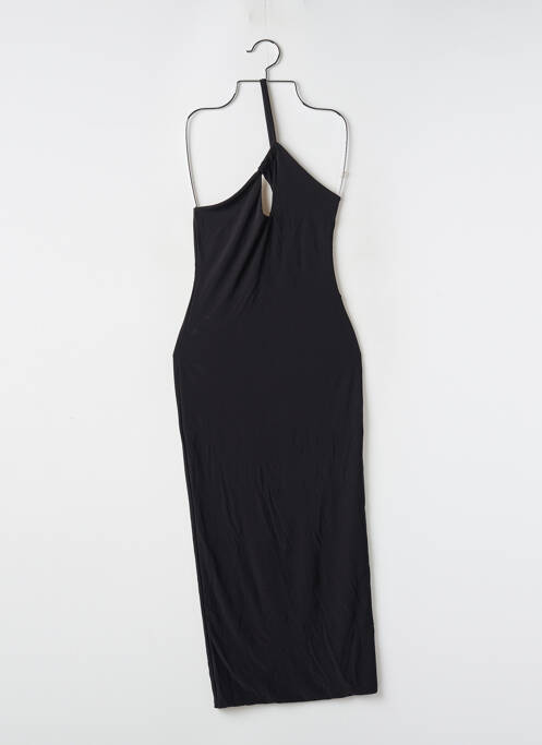 Robe longue coupe cintrée fines bretelles noir BOOHOO femme