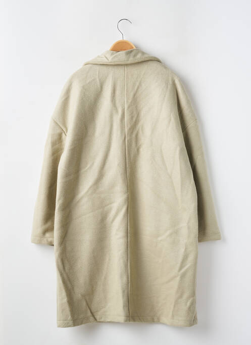 Manteau long vert BOOHOO pour femme