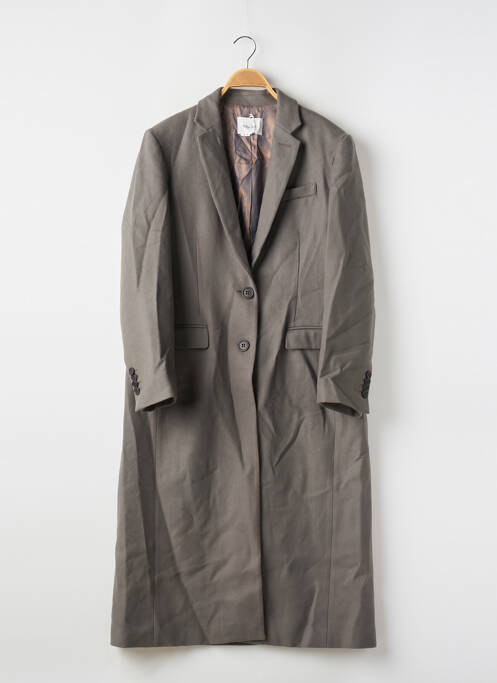 Manteau long vert ENDLESS ROOTS pour femme